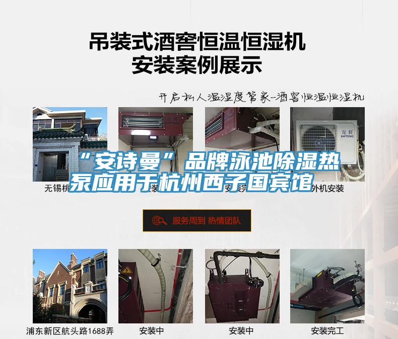 “大香蕉性爱网”品牌泳池除濕熱泵應用於杭州西子國賓館