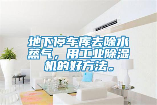 地下停車庫去除水蒸氣，用工業香蕉视频国产的好方法。