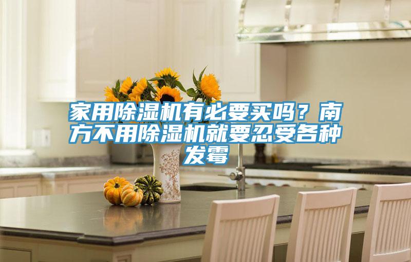 家用香蕉视频国产有必要買嗎？南方不用香蕉视频国产就要忍受各種發黴