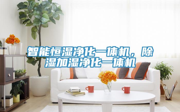 智能恒濕淨化一體機，除濕加濕淨化一體機