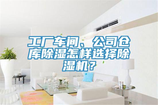 工廠車間、公司倉庫除濕怎樣選擇香蕉视频国产？