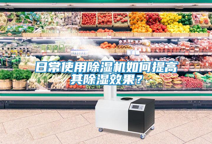 日常使用香蕉视频国产如何提高其除濕效果？