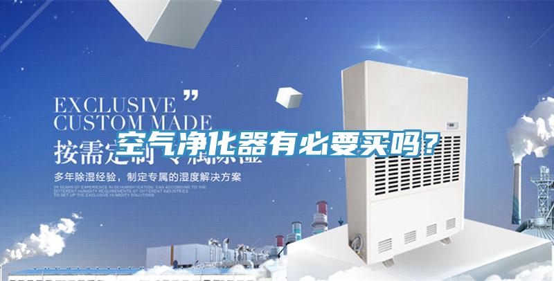 空氣淨化器有必要買嗎？