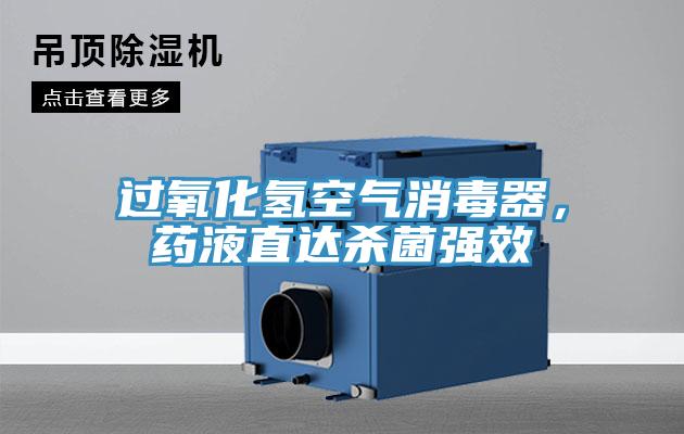 過氧化氫空氣消毒器，藥液直達殺菌強效