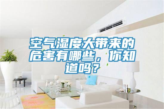 空氣濕度大帶來的危害有哪些，你知道嗎？
