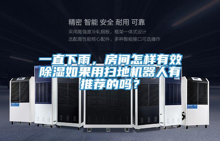 一直下雨，房間怎樣有效除濕如果用掃地機器人有推薦的嗎？