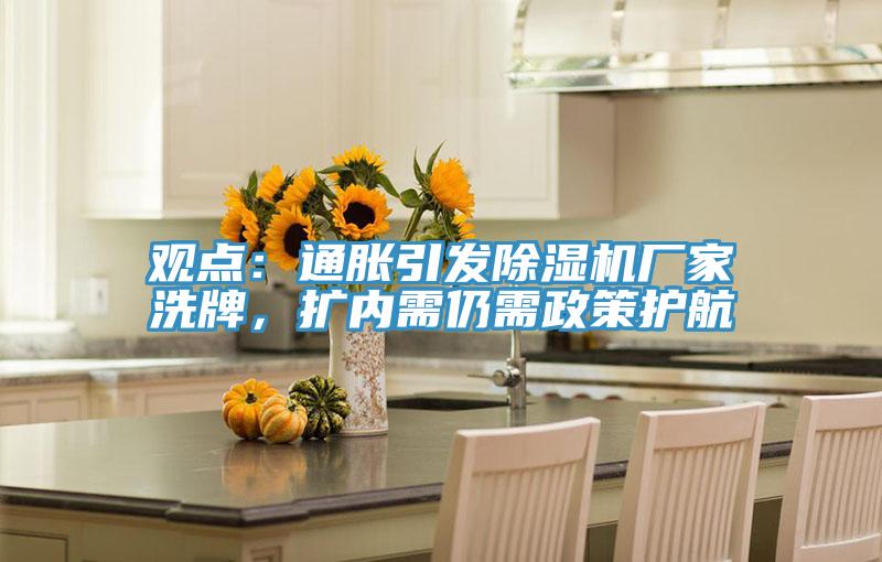 觀點：通脹引發香蕉视频国产廠家洗牌，擴內需仍需政策護航