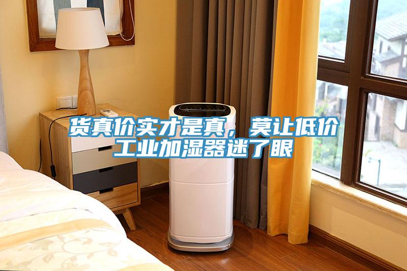 貨真價實才是真，莫讓低價工業加濕器迷了眼