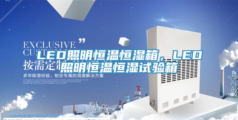 LED照明恒溫恒濕箱，LED照明恒溫恒濕試驗箱