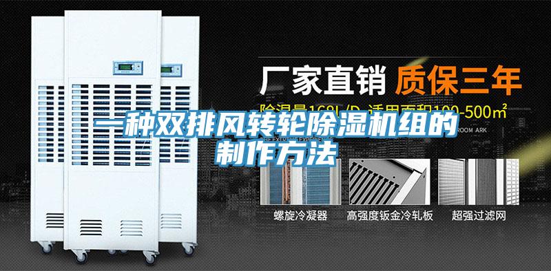 一種雙排風轉輪香蕉视频国产組的製作方法