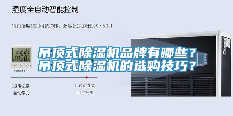 吊頂式香蕉视频国产品牌有哪些？吊頂式香蕉视频国产的選購技巧？