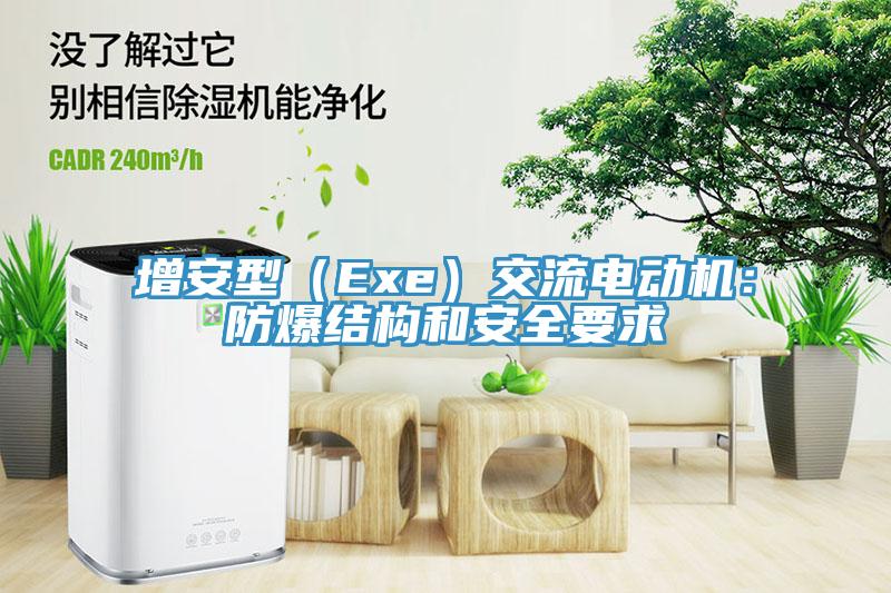 增安型（Exe）交流電動機：防爆結構和安全要求