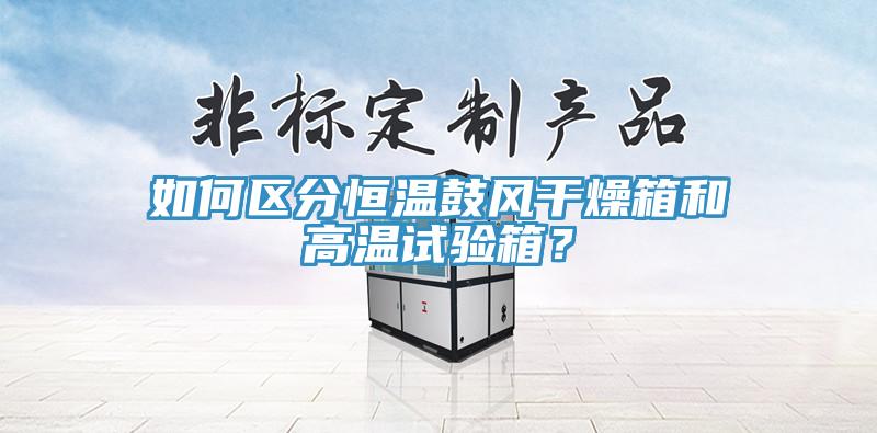 如何區分恒溫鼓風幹燥箱和高溫試驗箱？