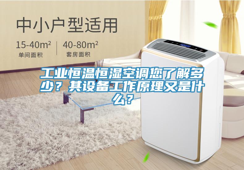 工業恒溫恒濕空調您了解多少？其設備工作原理又是什麽？