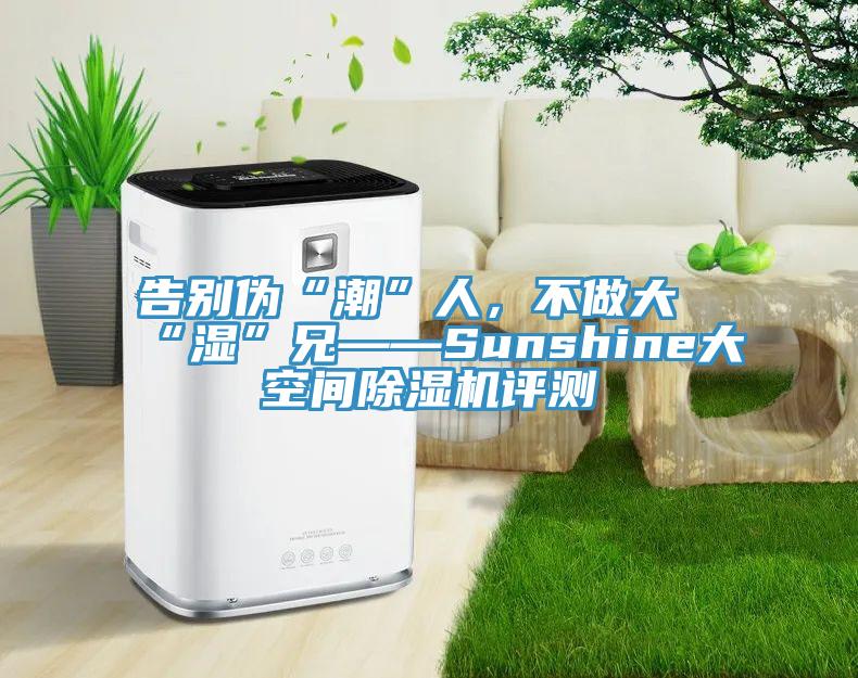 告別偽“潮”人，不做大“濕”兄——Sunshine大空間香蕉视频国产評測