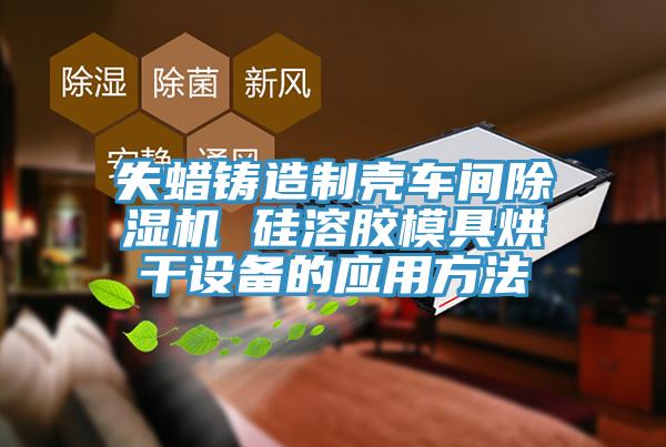 失蠟鑄造製殼車間香蕉视频国产 矽溶膠模具烘幹設備的應用方法