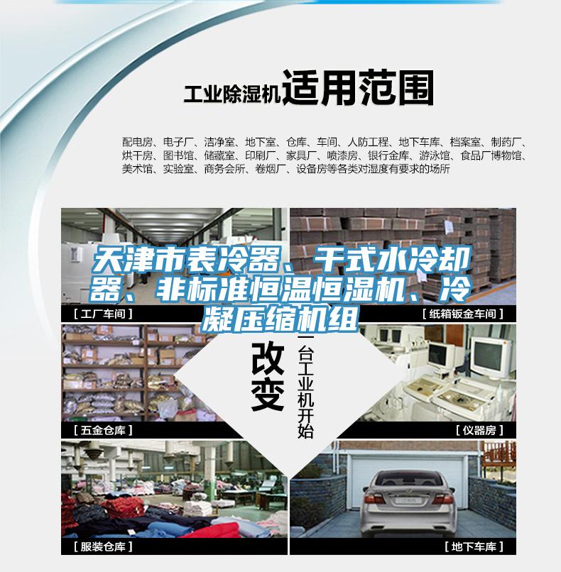 天津市表冷器、幹式水冷卻器、非標準恒溫恒濕機、冷凝壓縮機組
