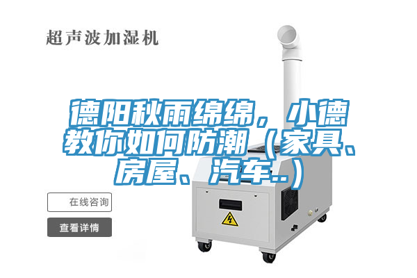 德陽秋雨綿綿，小德教你如何防潮（家具、房屋、汽車..）