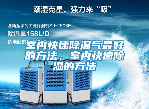 室內快速除濕氣最好的方法，室內快速除濕的方法