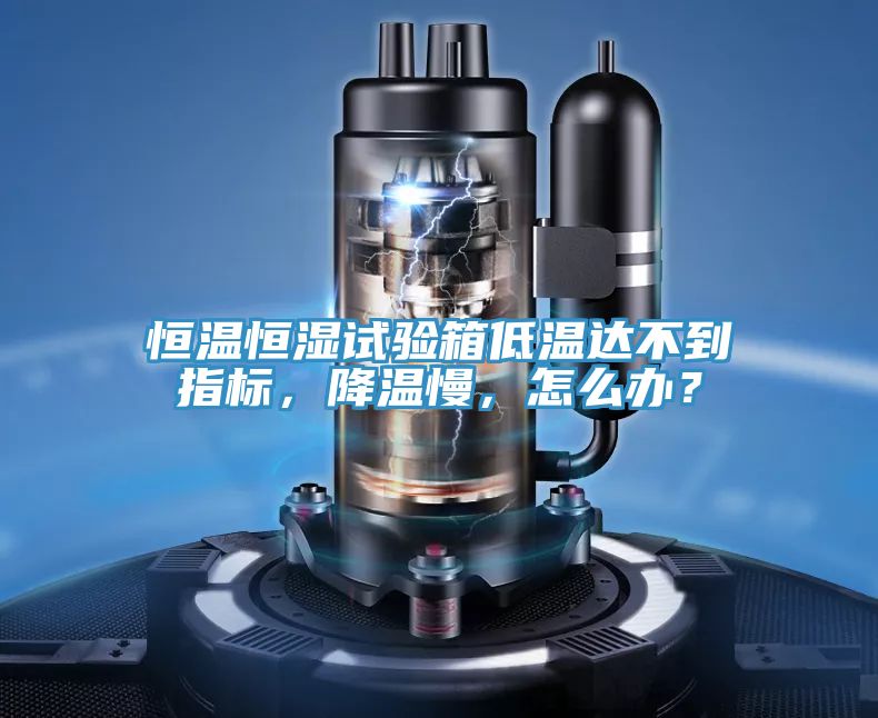 恒溫恒濕試驗箱低溫達不到指標，降溫慢，怎麽辦？