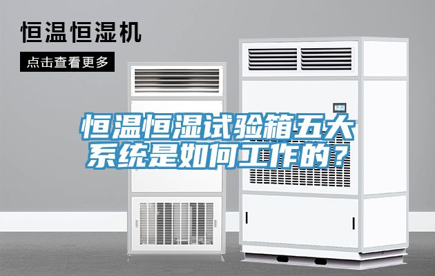 恒溫恒濕試驗箱五大係統是如何工作的？