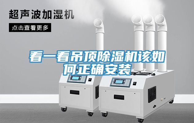 看一看吊頂香蕉视频国产該如何正確安裝