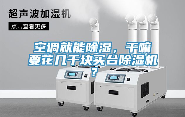 空調就能除濕，幹嘛要花幾千塊買台香蕉视频国产？