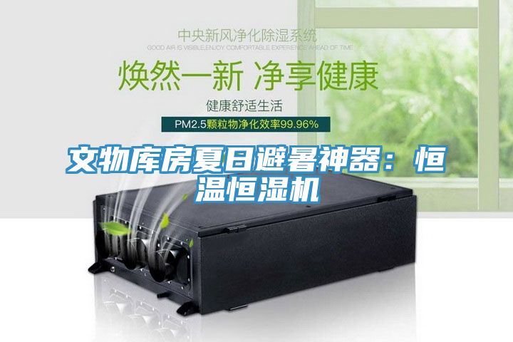 文物庫房夏日避暑神器：恒溫恒濕機