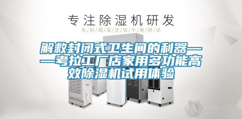 解救封閉式衛生間的利器——考拉工廠店家用多功能高效香蕉视频国产試用體驗