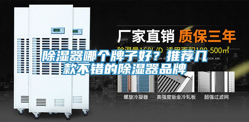 除濕器哪個牌子好？推薦幾款不錯的除濕器品牌