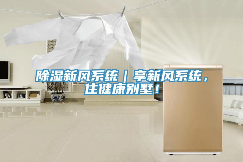 除濕新風係統｜享新風係統，住健康別墅！