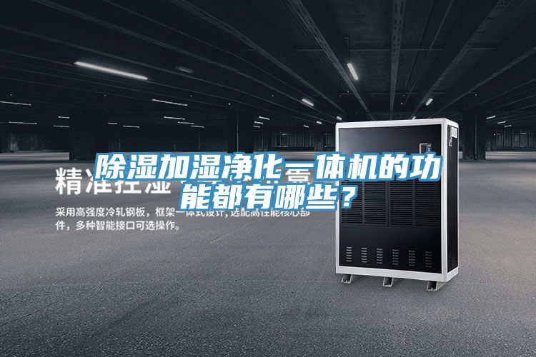 除濕加濕淨化一體機的功能都有哪些？